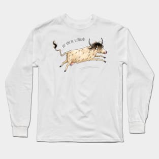 Highland Cattle - See you in Scotland Long Sleeve T-Shirt